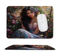 Guuogxan Mouse Mat, 16.54 × 13.78 in Bird Beauty Gaming Mouse Pad zv-729