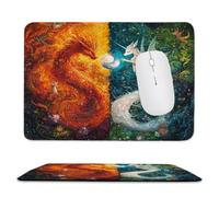 Guuogxan Mouse Mat, 16.54 × 13.78 in Dragon Animals Gaming Mouse Pad zv-595