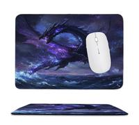 Guuogxan Mouse Mat, 16.54 × 13.78 in Dragon Purple Gaming Mouse Pad zv-597
