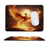 Guuogxan Mouse Mat, 16.54 × 13.78 in Fire Phoenix Gaming Mouse Pad zv-441