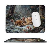 Guuogxan Mouse Mat, 16.54 × 13.78 in Forest Deer Gaming Mouse Pad zv-787
