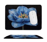 Guuogxan Mouse Mat, 16.54 × 13.78 in Lily Blue Gaming Mouse Pad zv-65