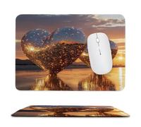 Guuogxan Mouse Mat, 16.54 × 13.78 in Love Beach Gaming Mouse Pad zv-13