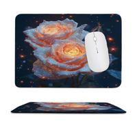 Guuogxan Mouse Mat, 9.45 × 11.02 in Dreamy Rose Gaming Mouse Pad zv-703