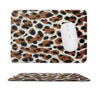 Guuogxan Mouse Mat, 9.45 × 11.02 in Leopard Print Gaming Mouse Pad zv-71
