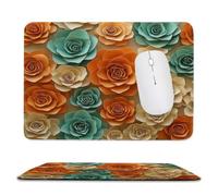 Guuogxan Small Mouse Pad 180x220x3mm, Modern Flowers Mouse Mat xc-912