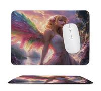 Guuogxan Small Mouse Pad 250x200x3mm, Dreamy Angel Mouse Mat xc-705