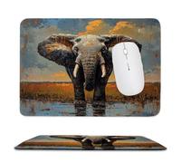 Guuogxan Small Mouse Pad 250x200x3mm, Elephant Animals Mouse Mat xc-157