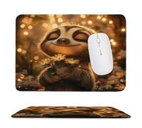 Guuogxan Small Mouse Pad 250x200x3mm, Sloth Animals Mouse Mat xc-835