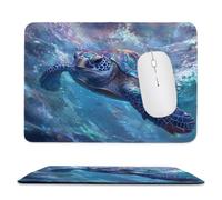 Guuogxan Small Mouse Pad 250x200x3mm, Turtle Animals Mouse Mat xc-267