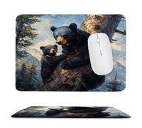 Guuogxan Small Mouse Pad 270x220x3mm, Bear Animals Mouse Mat xc-956