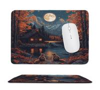 Guuogxan Small Mouse Pad 270x220x3mm, Squirrel Cabin Mouse Mat xc-862