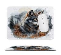 Guuogxan Small Mouse Pad 270x220x3mm, Wolf Animals Mouse Mat xc-542