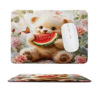 Guuogxan Small Mouse Pad 300x250x3mm, Cute Bear Mouse Mat xc-499