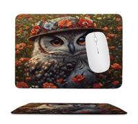 Guuogxan Small Mouse Pad 300x250x3mm, Eagle Flowers Mouse Mat xc-583