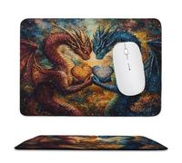 Guuogxan Small Mouse Pad 340x280x3mm, Love Dinosaur Mouse Mat xc-8