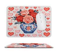 Guuogxan Small Mouse Pad 340x280x3mm, Rose Love Mouse Mat xc-686