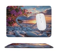 Guuogxan Small Mouse Pad 340x280x3mm, Stone Love Mouse Mat xc-818