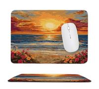 Guuogxan Small Mouse Pad 400x300x3mm, Sunset Beach Mouse Mat xc-611