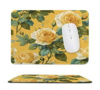 Guuogxan Small Mouse Pad 420x350x3mm, The Yellow Rose Mouse Mat xc-432