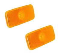 GuusCar 2x Side Marker Light Lamp Lens For Ford Transit Mk6 Mk7 00-13 1671689 VYC155034AC
