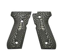Guuun Beretta 92/96 Full Size G10 Grips,Beretta 92 fs, m9, 92a1, 96a1, 92 inox Grips, Perfect in fit and slim down the Beretta Grips, Eagle Wings Texture, Brand