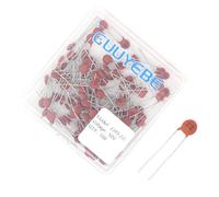 GuuYebe 22pF 22 pF 50V Ceramic Disc Capacitors,Low Voltage high Dielectric Constant Ceramic Capacitors Pack of 100