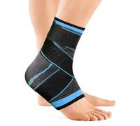 GUUZETU Recover X Ankle Sleeve, AsoIeo Ankle Brace Foot & Heel Wrap, Adjustable Breathable Compression Ankle Brace, for Adults & Youth (Blue,L)