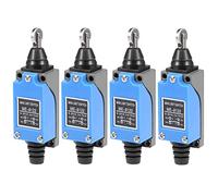 GUUZI 4pcs ME-8122 Cross Roller Plunger Momentary Limit Switch 1NC+1NO for CNC Mill 3D printer Door Switch 0~250V/5A