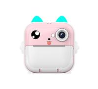 Guvkeug 16G Memory Children Mini Camera HD Digital Photography Camera Instant Print Camera for Girl Pink