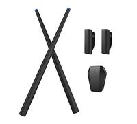 Guvkeug Portable Air Drum Digital Electronic Drumstick for Kids Tenor Pocket Drum Stick Set with Foot Pedals Bluetooth Adapter