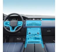 Guvsad Car Interior Film Dashboard Piano Board Shift CenterConsole PPF Anti-Scratch Transparent TPU Protection Film Accessories，for Land Range Rover Velar 2022-2025 (Style F for LHD)