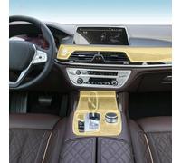 Guvsad Car Interior Film Dashboard Piano Board Shift CenterConsole PPF Anti-Scratch Transparent TPU Protection Film Accessories,for BMW G11 G12 Series 7 16-2022 (Style A for LHD)