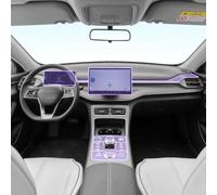 Guvsad Car Interior Film Dashboard Piano Board Shift CenterConsole PPF Anti-Scratch Transparent TPU Protection Film Accessories，for BYD Destroyer 05 2022-2023 (Style A for LHD)