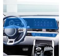 Guvsad Car Interior Film Dashboard Piano Board Shift CenterConsole PPF Anti-Scratch Transparent TPU Protection Film Accessories,For kia Sportage NQ5 TPU Screen Protector film (style A 386mm)