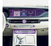 Guvsad Car Interior Film Dashboard Piano Board Shift CenterConsole PPF Anti-Scratch Transparent TPU Protection Film Accessories，for Genesis G90 2019-2023 (Style A for LHD)