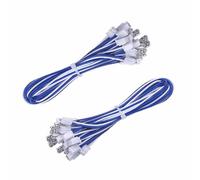 Guwarry 20 Pcs/Lot Zero Delay USB Encoder Wire Harness with 0.187 Inch Terminals for HAPP Style Arcade Buttons & American Style Arcade Joysticks