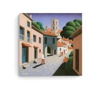 Guy Billout Art Poster Decorative Painting Canvas Wall Art Living Room Poster Bedroom Painting Wall Art Picture Print Modern Family Room Decor 24 x 24 Inches (60 x 60 cm)
