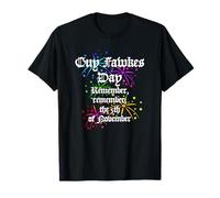 Guy Fawkes Day Remember the 5th of November fireworks T-Shirt
