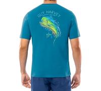 Guy Harvey Men’s Billfish Collection Short Sleeve Pocket T-Shirt, Blue, XL