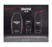 GUY LAROCHE DRAKKAR NOIR 100ML EDT SPRAY 3 PIECE BRAND NEW GIFT SET 2023