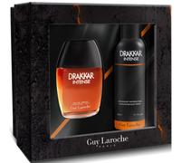 GUY LAROCHE DRAKKAR INTENSE EAU DE PARFUM SPRAY 100ML+200ML BODY SPRAY GIFT SET
