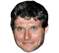Guy Martin (Smile) Celebrity Mask, Flat Card Face, Fancy Dress Mask