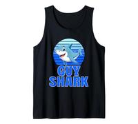 Guy Shark Family Reunion Squad First Last Name Tank Top
