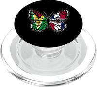 Guyana and Dominican Butterfly Half Guyanese Dominicana PopSockets PopGrip for MagSafe