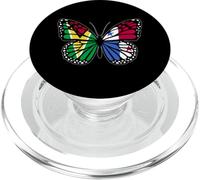 Guyana and Panama Mix Butterfly Half Guyanese Panamanian PopSockets PopGrip for MagSafe