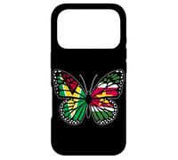 Guyana and Suriname Mix Butterfly Half Guyanese Surinamese Case for iPhone 17 Pro