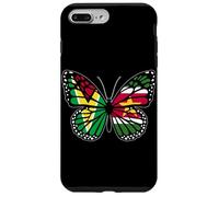 Guyana and Suriname Mix Butterfly Half Guyanese Surinamese Case for iPhone 7 Plus/8 Plus