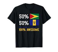 Guyana Barbados Flag Barbadian Barbados T-Shirt