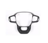GUYANA Car Decoration Carbon Fiber Look Car Steering Wheel Cover Trim For Ford For Ranger For T9 2023 Auto Accessories